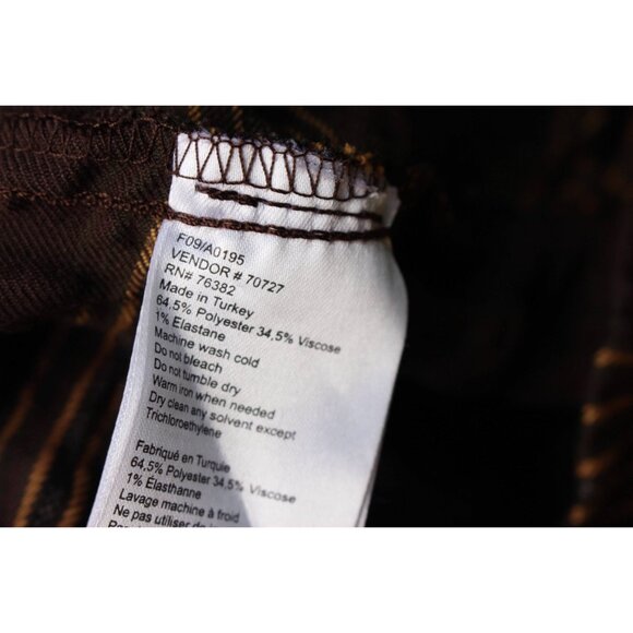 Timberland - Heavyweight Smock Front Tunic in Brown Plaid, size Large - Picture 12 of 13